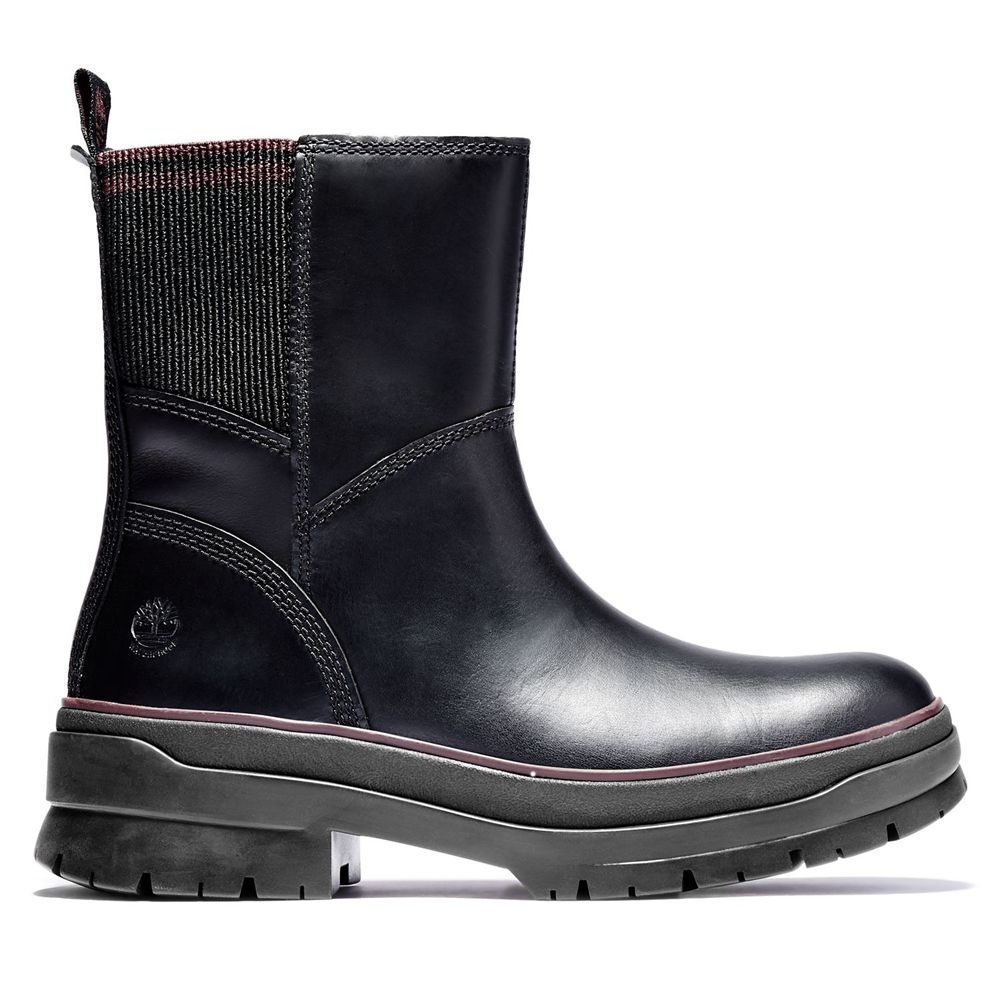 Botas de Invierno Timberland Argentina Mujer - Malynn Waterproof Side-Zip - Negras - ERVLKX-312